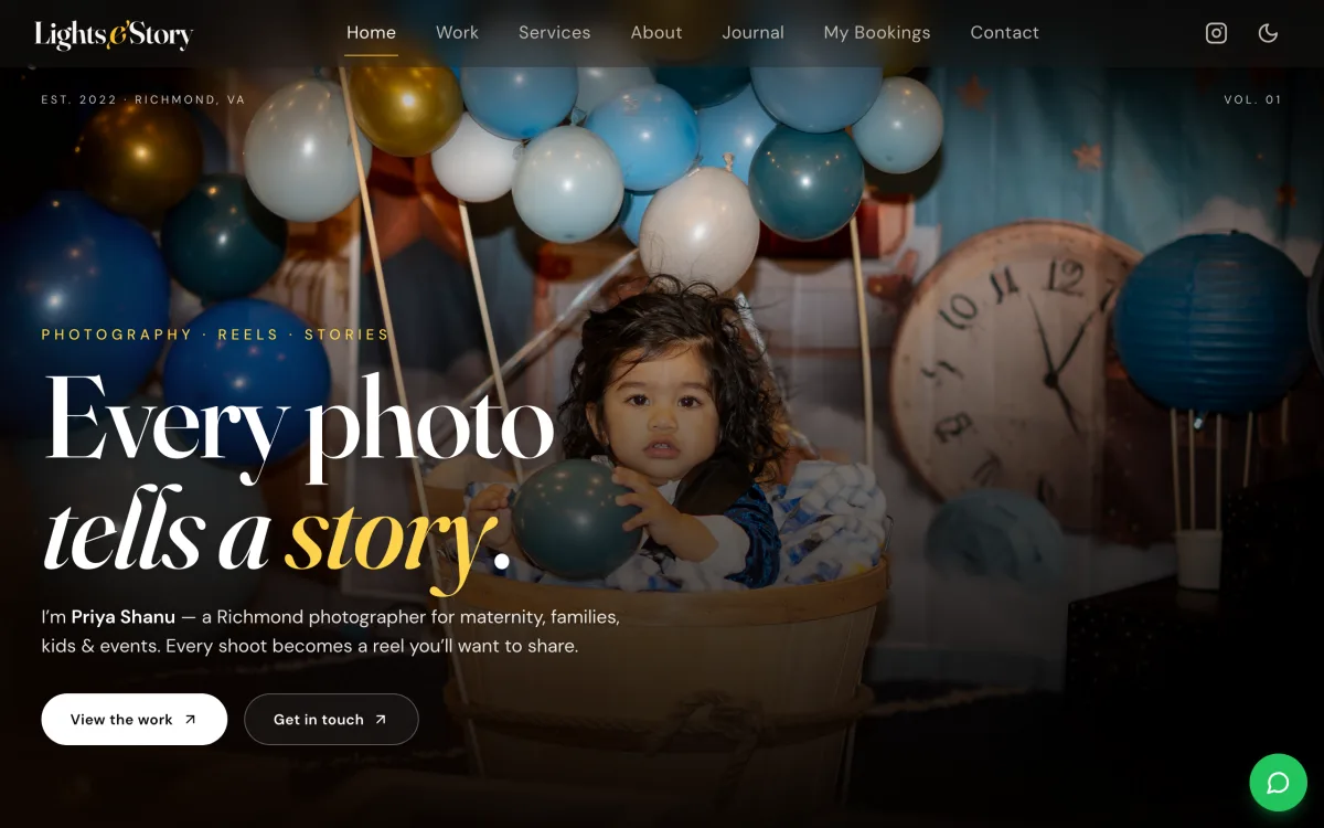 Lights & Story — photography in Richmond, VA